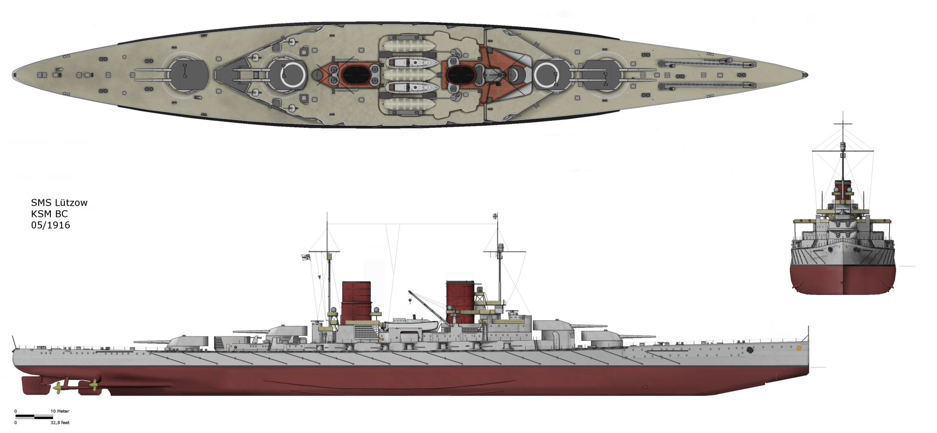 SMS Lutzow And Her Doomed Journey Home - Navy General Board